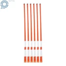 25 Pack Reflective Markers Snow Stakes 6' Length 5/16" Diameter For Warning Road. Fixed Price $41.01.