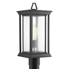 Progress Lighting 1-LIGHT Clear Seeded Glass Craftsman Outdoor Post Lantern. Fixed Price $128.97.