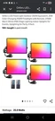 Pack Of 4 Onforu 25W Led Flood Lights Outdoor Changing 1600 Lm G20RGBW. Fixed Price $79.95.