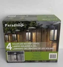 Paradise Solar Led Accent Lights, Set Of 4. Fixed Price $49.99.