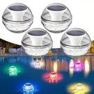 Solar Led Floating Lights Outdoor Garden Pond Pool Lamp Rgb Color Changing Decor. Fixed Price $7.99.