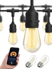 Xmcosy+ Smart Outdoor String Lights, 123FT Led Patio Waterproof IP65, .... Fixed Price $138.90.
