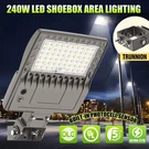 240W Led Parking Lot With Photocell Street Flood Lighting Trunnion Mount. Fixed Price $140.16.