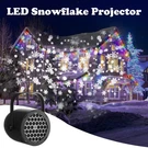 Christmas Snowflake Projector Indoor Led Moving Snowfall Show Lights Landscape. Fixed Price $9.98.