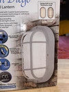 Lutec San Diego Led Outdoor Wall Lantern White 450 Lumens 9.5W Coastal Guard. Fixed Price $100.00.