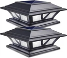 Solar Lights Outdoor 2 Modes Led Deck Fence Cap For 4X4 5X5 6X6 Posts. Fixed Price $32.93.