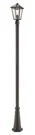 Z-lite 579PHMR-519P Bronze Talbot 110"H Outdoor Single Head Post Light. Fixed Price $730.00.