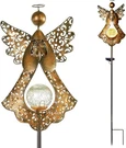 Starryfill Angel Solar Stake Light Crackle Glass Led Waterproof Garden Decor Gif. Fixed Price $39.47.
