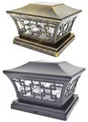 4 Black / Bronze 6 X Solar Post Lights Outdoor Led Deck Cap Fence Lamp Vinyl. Fixed Price $33.95.