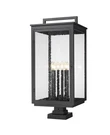 Z-lite 5019PHXXLS-SQPM Hartwell 6 Light 34" Tall Post Black. Fixed Price $1088.00.