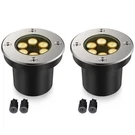 Jesled Outdoor Landscape Lights, 6W In Ground Well 12V 24V 3000K .... Fixed Price $27.91.