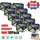 Solar Power 100 Leds Light Pir Motion Sensor Outdoor Security Lamp Wall Garden. Fixed Price $45.04.