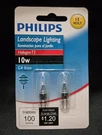 New Philips Landscape Lighting Halogen T3 10W G4 Base 12 Volt Bulbs 100 Lumens. Fixed Price $15.00.