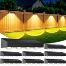 Best Shinetech Solar Fence Lights Outdoor Waterproof, 3-COLOR Lighting Modes Led. Fixed Price $59.71.