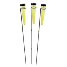 Achla Solar Sparkle Cone, Stake, Set Of 3, Yellow/black Powdercoat SL-SC01Y-S. Fixed Price $74.99.