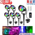 Smart Color Changing Landscape Lights, Rgbw Spotlights Outdoor. Fixed Price $103.59.