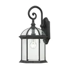 Nuvo 60/4966 - Boxwood 19" Outdoor Wall Lantern Black W/ Clear Beveled Glass. Fixed Price $111.99.
