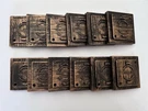 Lot Of 12 Huyieno Bases For Solar Post Cap Lights Deck Fence Brushed Copper Read. Fixed Price $27.99.