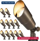 Gardencoin Solid Brass Outdoor Landscape Spotlights, 12V Led Low Voltage. Fixed Price $472.73.