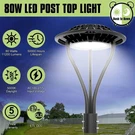 80 Watt Led Circular Post Top Light Dusk Dawn Fixture Street Garden Pole Lamp. Fixed Price $130.94.
