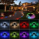Solar Driveway Lights Outdoor 12 Pack, Rgb Colors Deck Dock. Fixed Price $125.14.