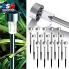 Solar Lights Outdoor Waterproof 16 Pack Stainless Steel Led Garden Pathway. Fixed Price $34.21.