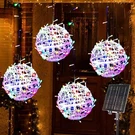 Christmas Solar String Lights Outdoor, 4PC 160LED 29.5FT Powered Globe Fai. Fixed Price $37.49.