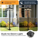 Partphoner Solar Lamp Post Lights 3-HEAD Waterproof Design. Fixed Price $114.39.