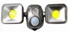 Cob Motion-activated Security Floodlight,battery Operated,dual HEAD,1200 Lumens,. Fixed Price $56.27.