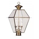 Livex Lighting Westover Outdoor Post Head Antique Brass. Fixed Price $439.96.