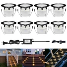 Led Outdoor Deck Lights With Photocell, Warm White 1.77IN Low Voltage 12V. Fixed Price $127.68.