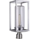 Satin Aluminum One Light Outdoor Post Mount From The Neo Collection. Fixed Price $164.00.