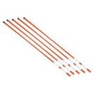 25PACK Reflective Markers 6FT 5/16" Diameter Driveway Snow Stakes Orange. Fixed Price $45.90.