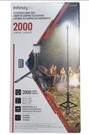 Infinity X1 2000 Lumen Led Camping Light Tripod 6FT Telescopic With Remote. Fixed Price $57.96.