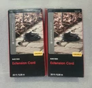 (2) Portfolio Landscape Lighting 20 Ft Black Finish Linkable Extension Cords New. Fixed Price $39.99.