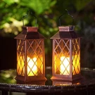2X Solar Lamp Retro Lantern Candle Twinkle Light Waterproof Outdoor Garden. Fixed Price $46.38.