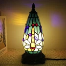 Tcodtpol Small Tiffany Lamp Stained Glass Table 5.5X11 Inch Christmas Tr.... Fixed Price $128.50.