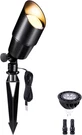Low Voltage Spotlight, Black Led Landscape Lighting, Outdoor 12V Waterproof Alum. Fixed Price $31.49.