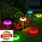 Intelamp 6-PACK Color Changing Solar Lights Outdoor Waterproof Garden Pathway. Fixed Price $79.44.