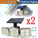 3 Head 50000LM Led Solar Lights Outdoor Waterproof Motion Sensor Security Lamp. Fixed Price $21.99.