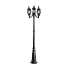 Designers Fountain Riviera Head Post Lantern, Black 1923-BK. Fixed Price $348.00.