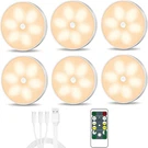 Warm Color Led Closet Lights Motion Sensor Puck Light, Usb Rechargeable Battery. Fixed Price $65.73.