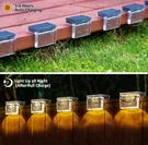 Qualdout Solar Deck Lights Outdoor 8 Pack, Step IP65 Waterproof .... Fixed Price $43.00.