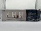Hampton Bay Champlain 3-LIGHT Vanity Fixture #1006 326 184 (missing Hardware). Fixed Price $35.99.