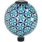 Sunnydaze 10" Solar Gazing Ball For Garden Glass Outdoor Globe - Mosaic. Fixed Price $71.73.