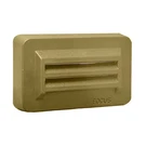 Focus Cast Brass 3 Louver Step Light 4W Led Panel. Fixed Price $279.99.