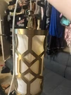 Crystorama Jennings 1-LIGHT Aged Brass Pendant Libby Langdon. Fixed Price $298.00.