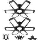 Iskydraw Led Garage Lights 2 18500LM Bright PACK-185W, Black. Fixed Price $37.99.