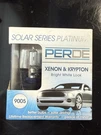 Perde 9005 HB3 Solar Platinum Halogen Light Bulbs. Fixed Price $22.00.