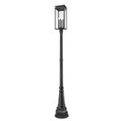 Z-lite Nova 4LT 14.25" Outdoor Post Mounted, Black/clear 5018PHBR-564P-BK. Fixed Price $918.00.
